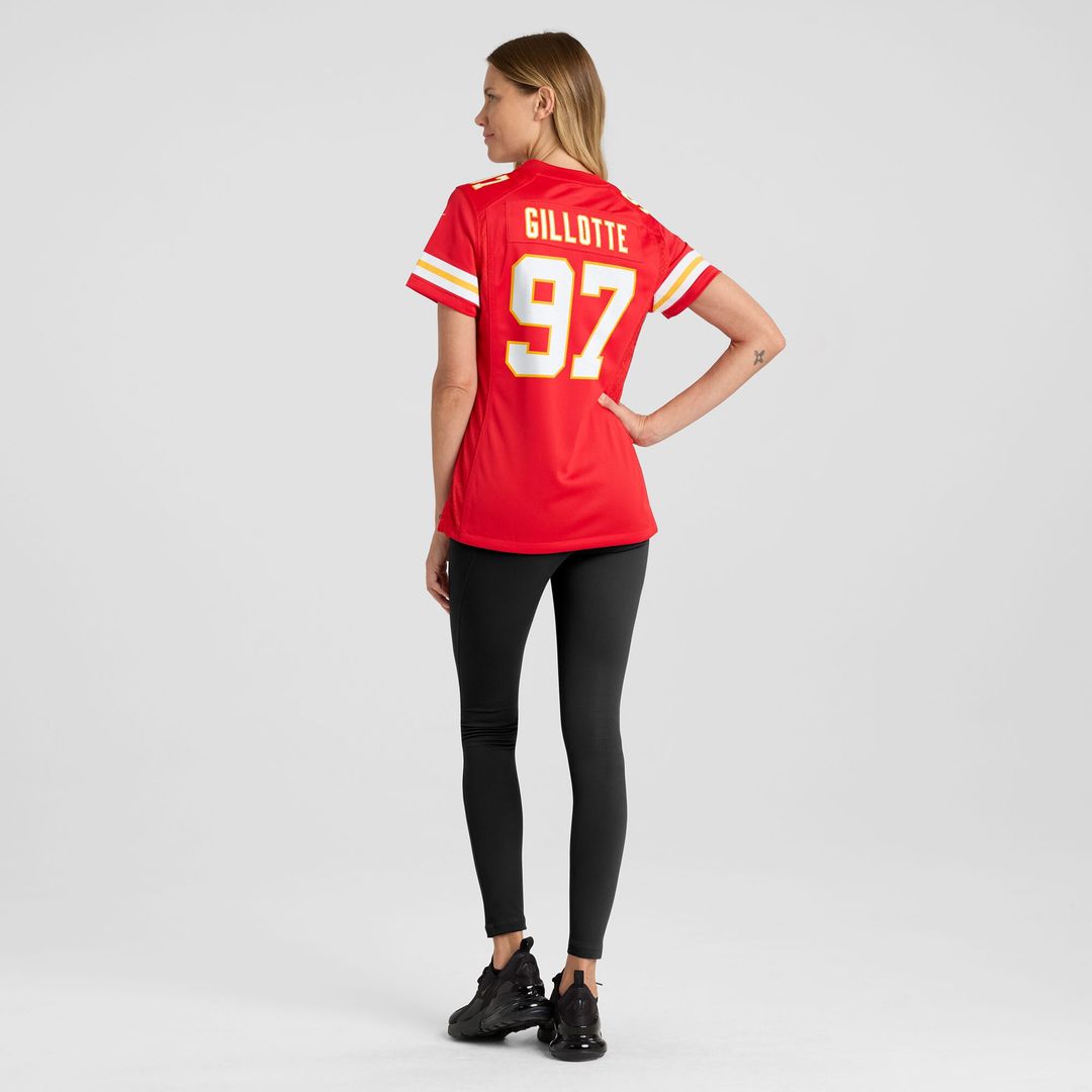 Ashton Gillotte Kansas City Chiefs Women's Team Game Jersey - Red