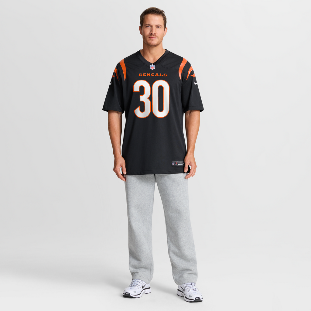 Chase Brown Cincinnati Bengals Team Game Jersey - Black