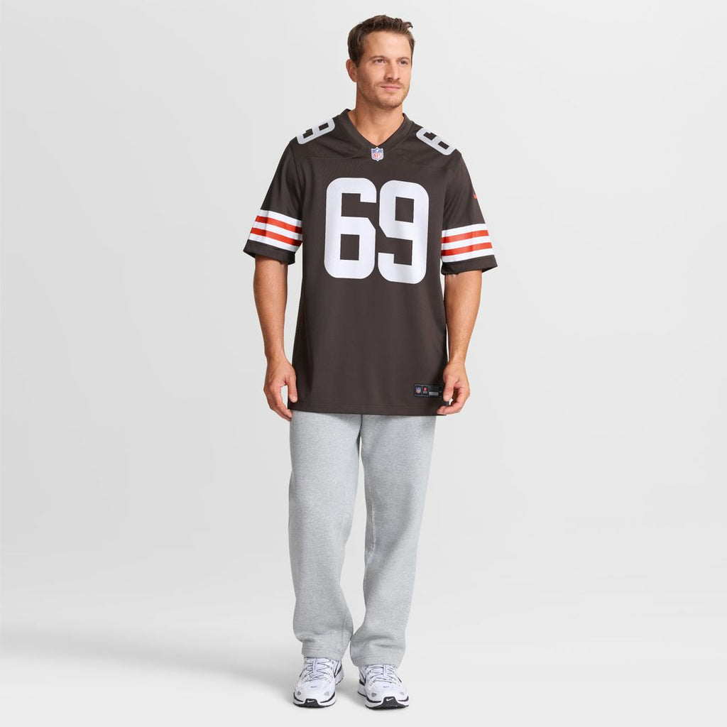 Tyre Phillips Cleveland Browns Team Game Jersey - Brown