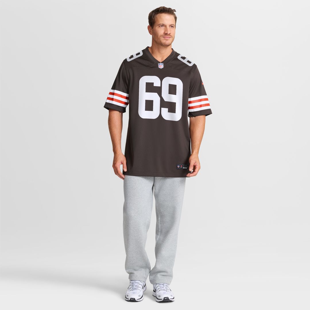 Tyre Phillips Cleveland Browns Team Game Jersey - Brown