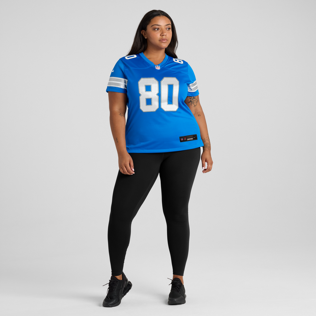 Malik Cunningham Detroit Lions Women's Team Game Jersey - Blue