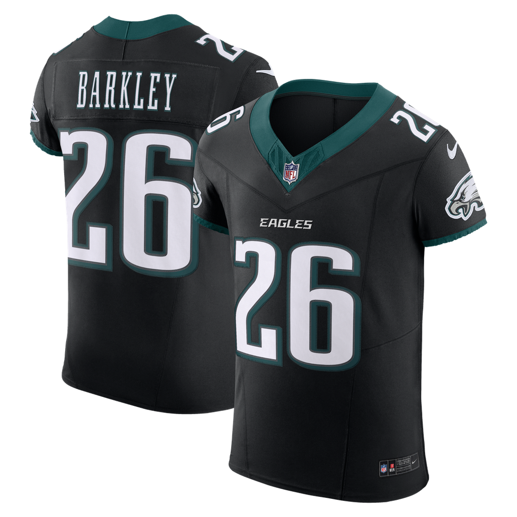 Saquon Barkley Philadelphia Eagles Alternate Vapor F.U.S.E. Elite Jersey - Black
