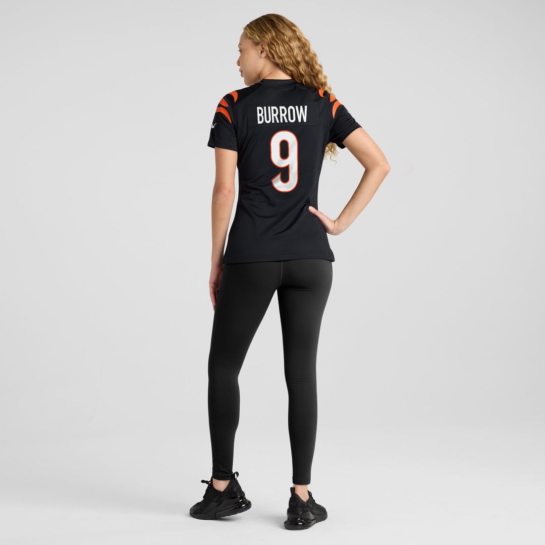 Joe Burrow Cincinnati Bengals Women's Player Game Jersey - Black