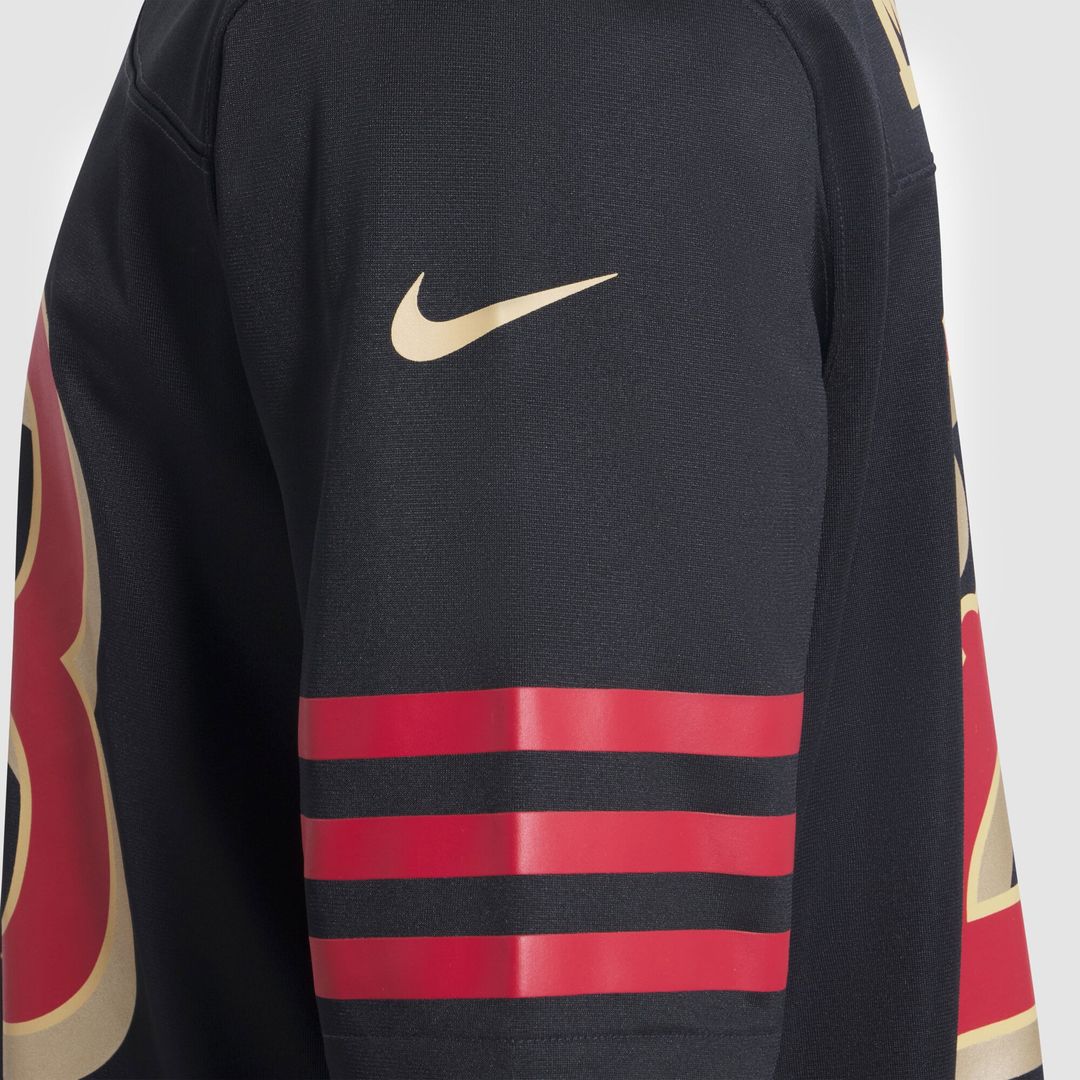 Christian McCaffrey San Francisco 49ers 2025 Rivalries Collection Game Jersey - Black