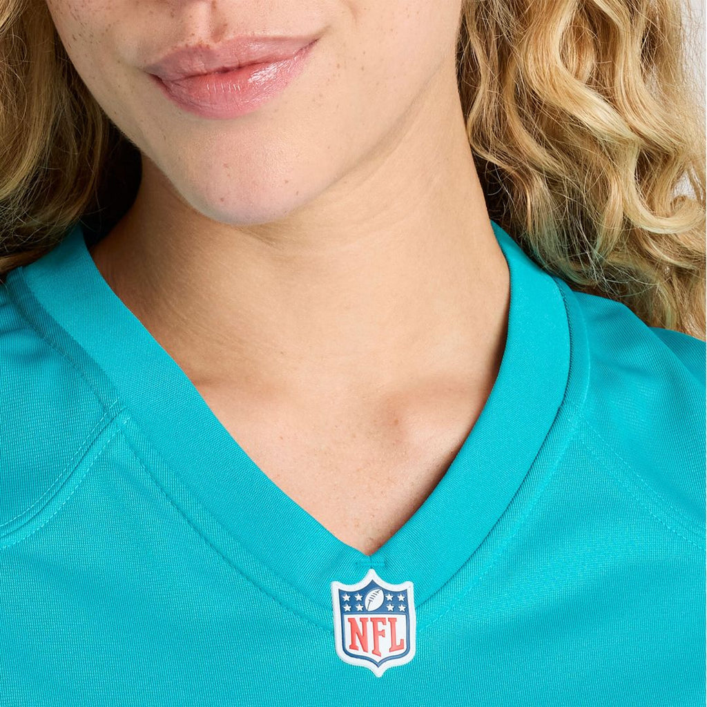 Quinn Ewers Miami Dolphins Women's Team Game Jersey - Aqua