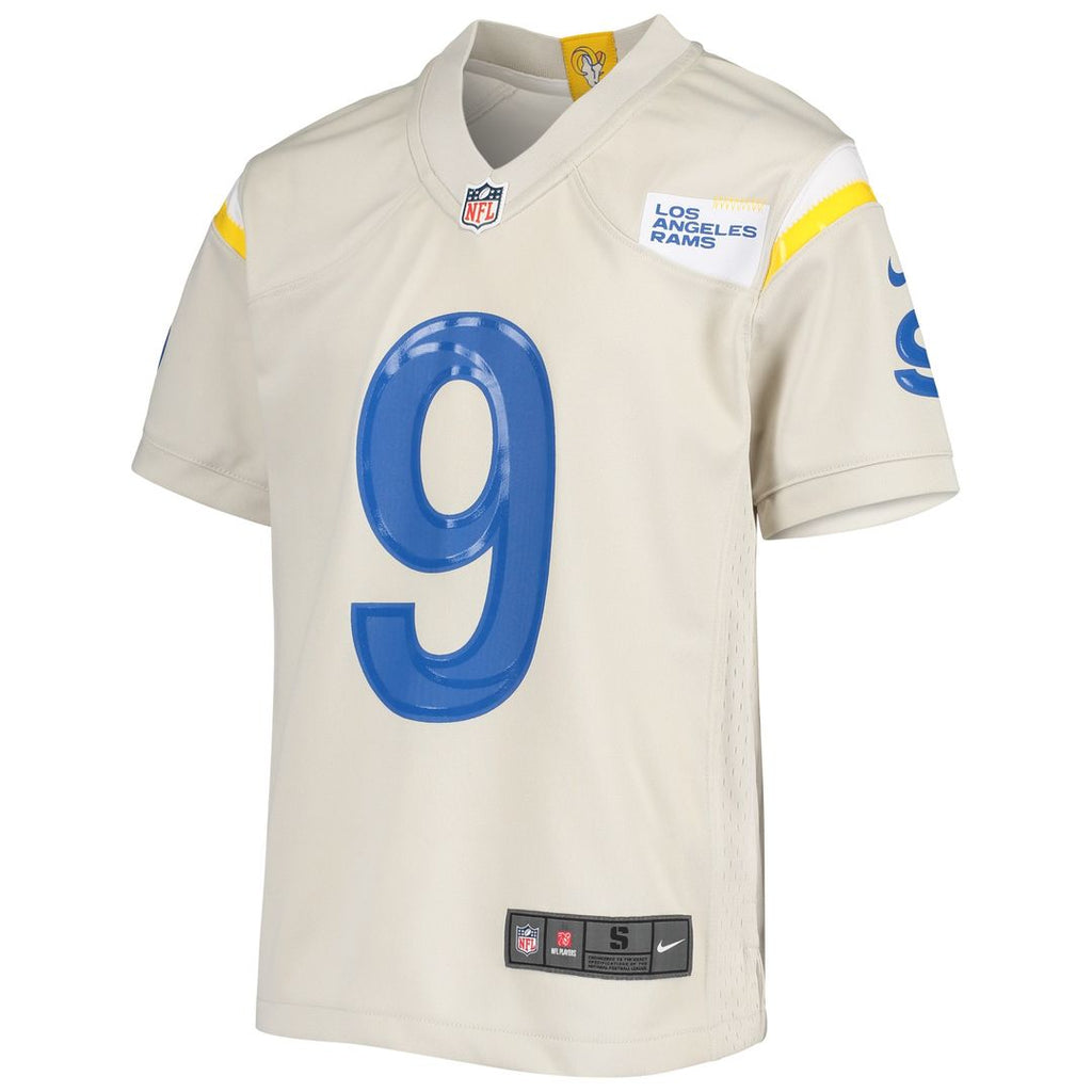 Matthew Stafford Los Angeles Rams Youth Game Jersey - Cream
