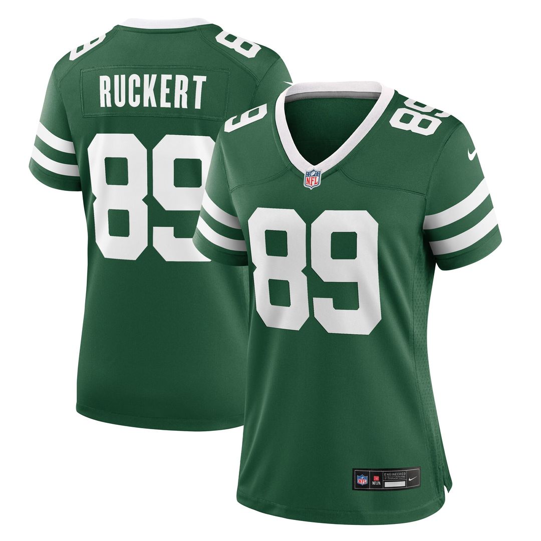 Jeremy Ruckert New York Jets Women's Game Jersey - Legacy Green