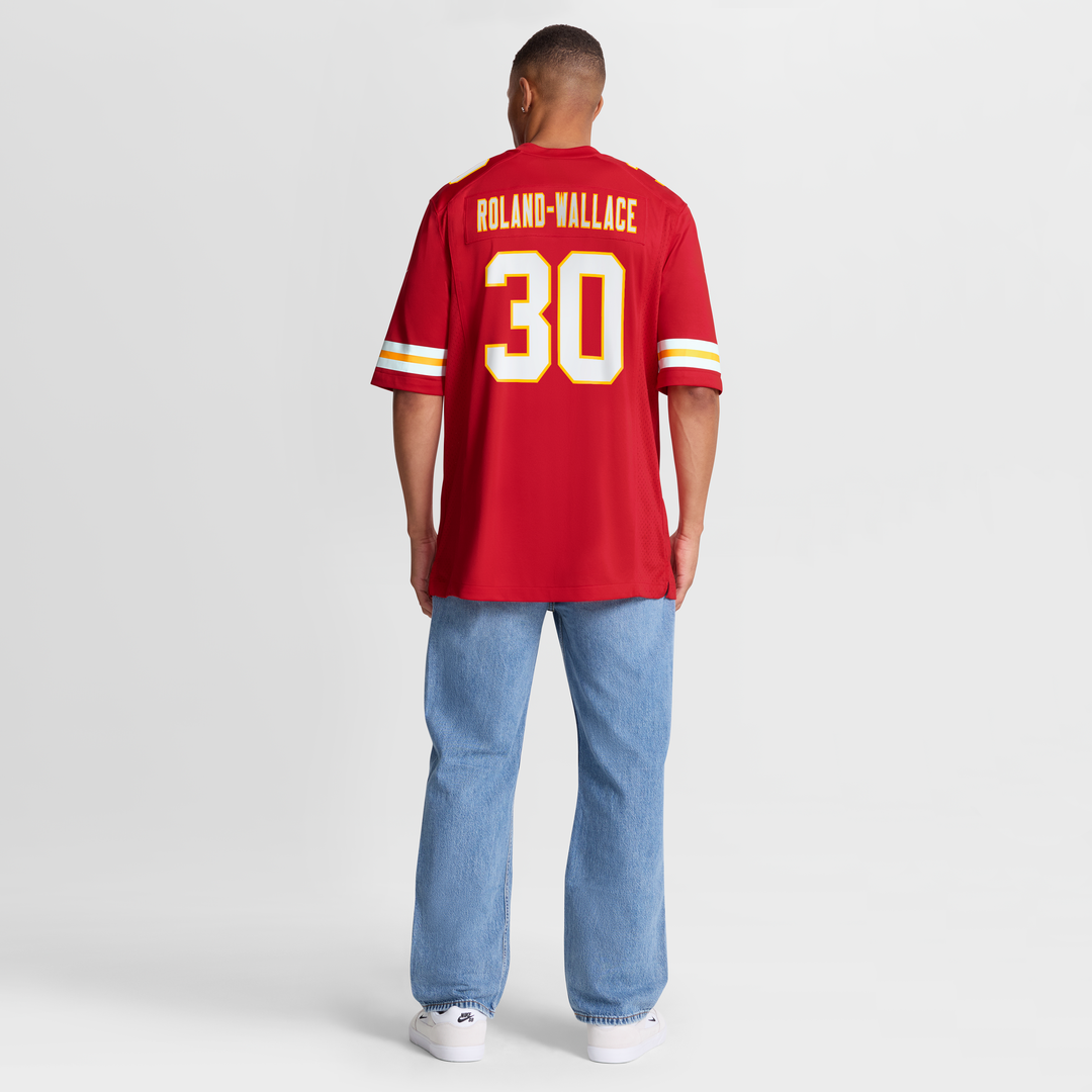 Chris Roland-Wallace Kansas City Chiefs Game Jersey - Red