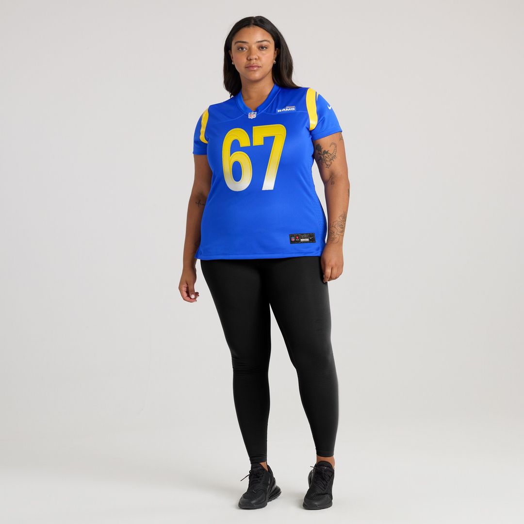Justin Dedich Los Angeles Rams Women's Game Jersey - Royal