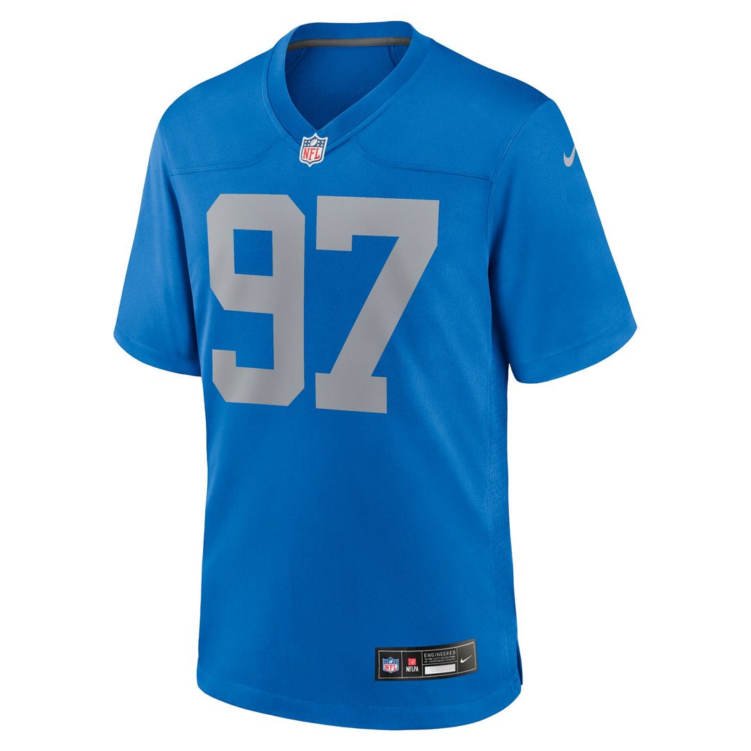 Aidan Hutchinson Detroit Lions Alternate Game Jersey - Blue