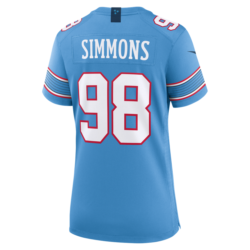Jeffery Simmons Tennessee Titans Women's Game Jersey - White