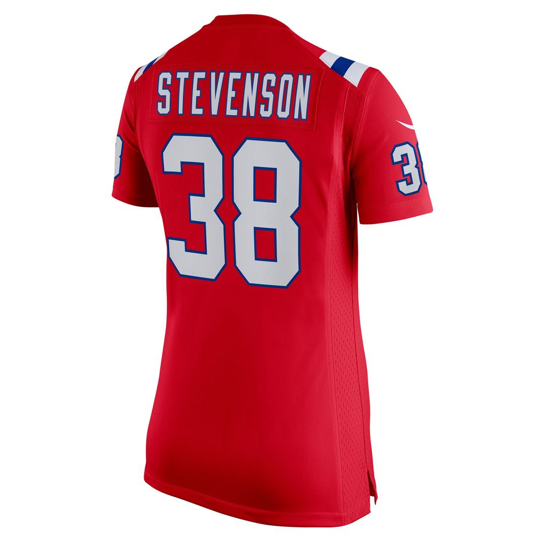 Rhamondre Stevenson New England Patriots Women's Team Game Jersey - Red
