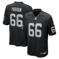 Dylan Parham Las Vegas Raiders Game Player Jersey - Black