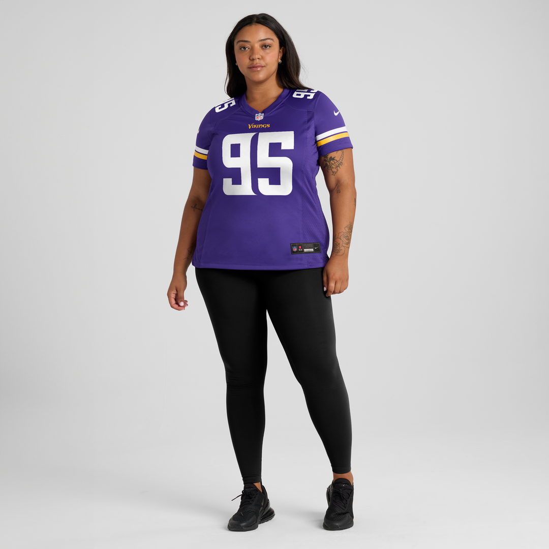 Caleb Banks Minnesota Vikings Women's Team Game Jersey - Purple