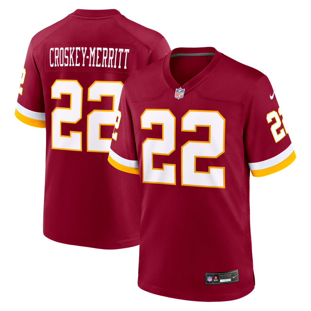 Jacory Croskey-Merritt Washington Commanders Game Jersey - Burgundy