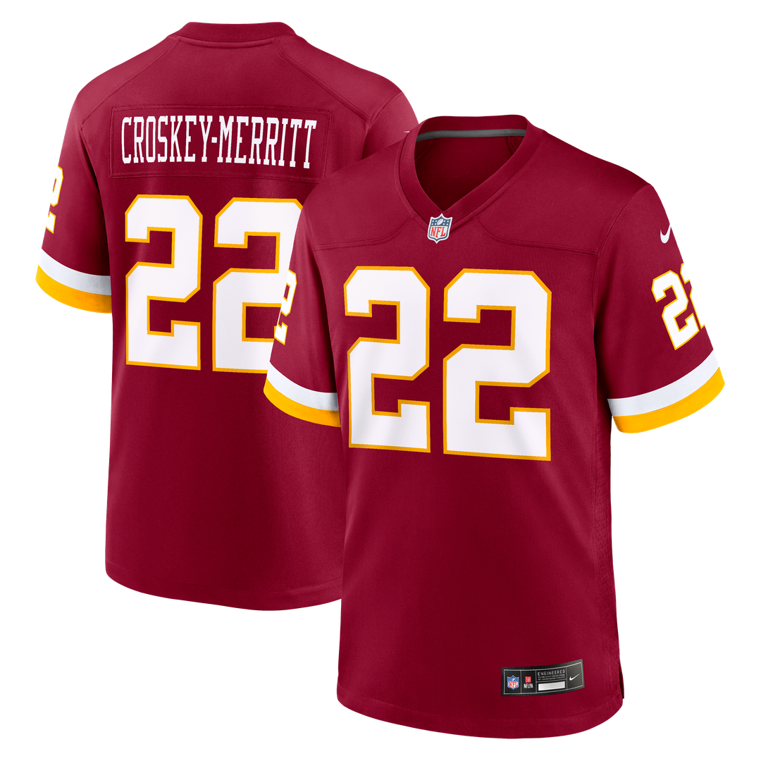 Jacory Croskey-Merritt Washington Commanders Game Jersey - Burgundy
