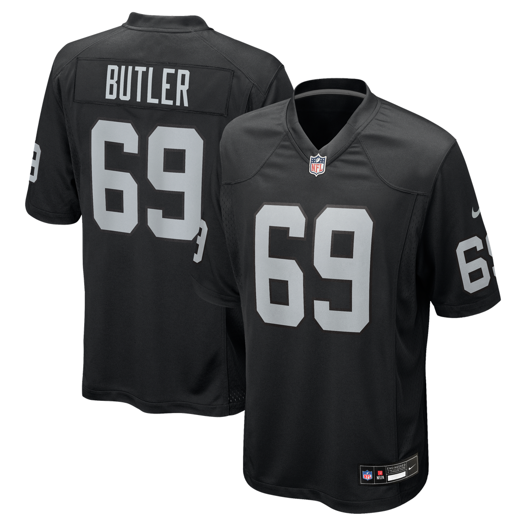Adam Butler Las Vegas Raiders Team Game Jersey - Black