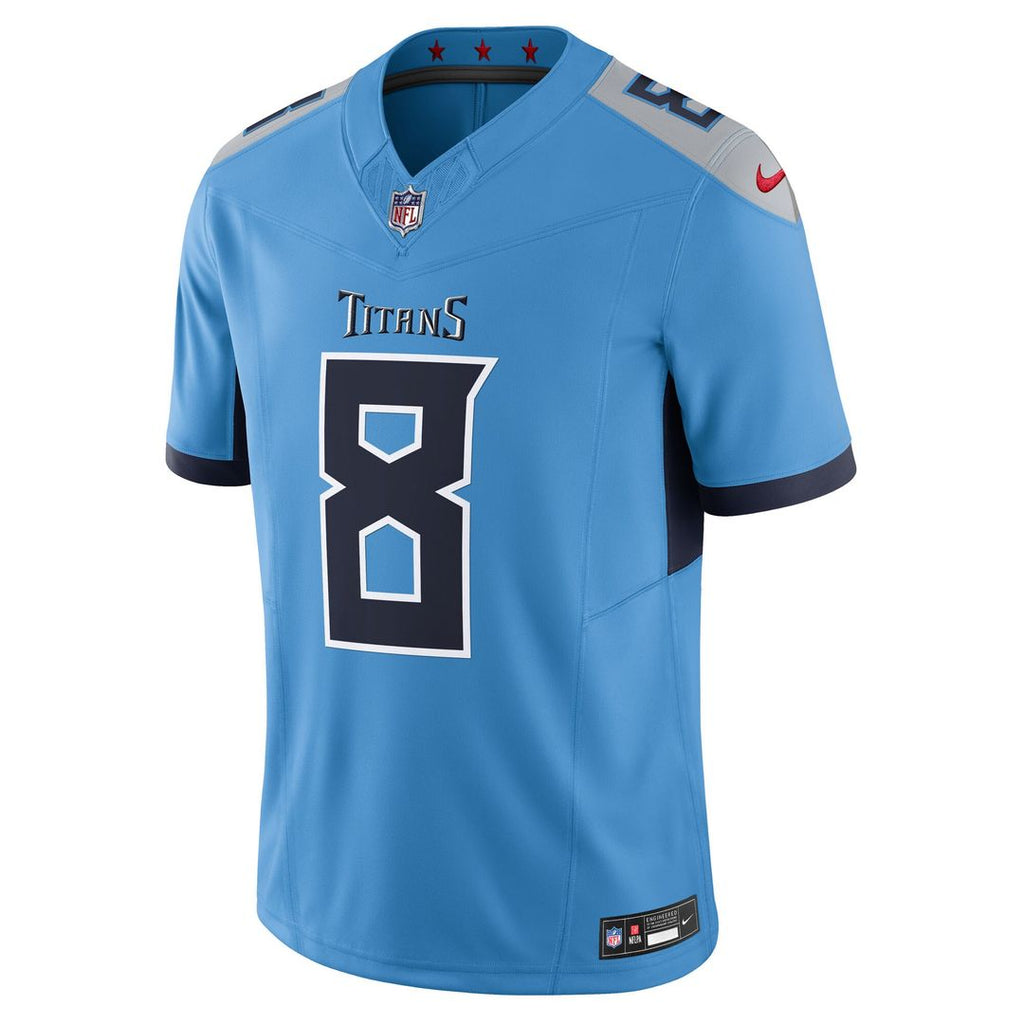 Will Levis Tennessee Titans Alternate Vapor F.U.S.E. Limited Jersey - Light Blue