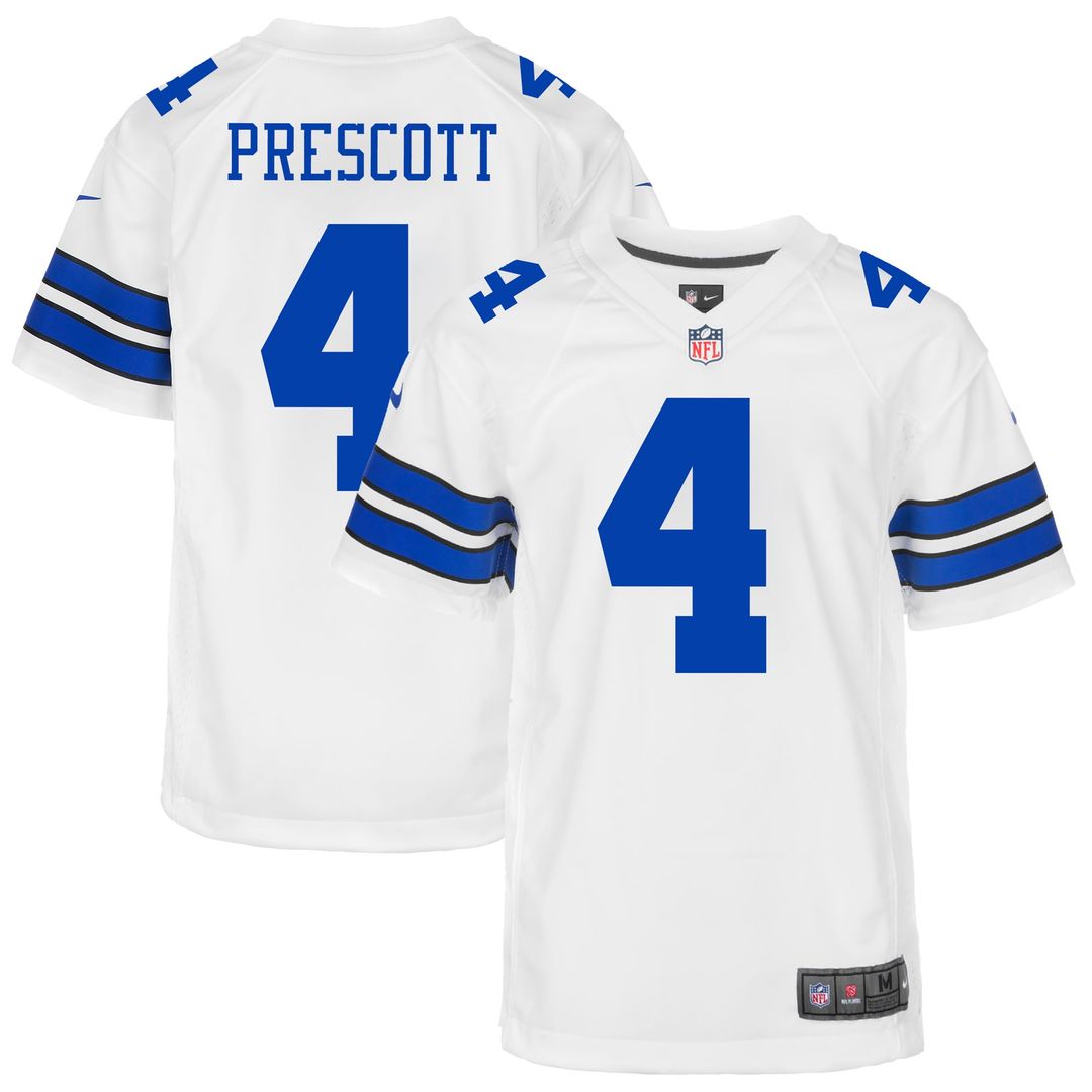 Dak Prescott Dallas Cowboys Youth Game Jersey - Navy