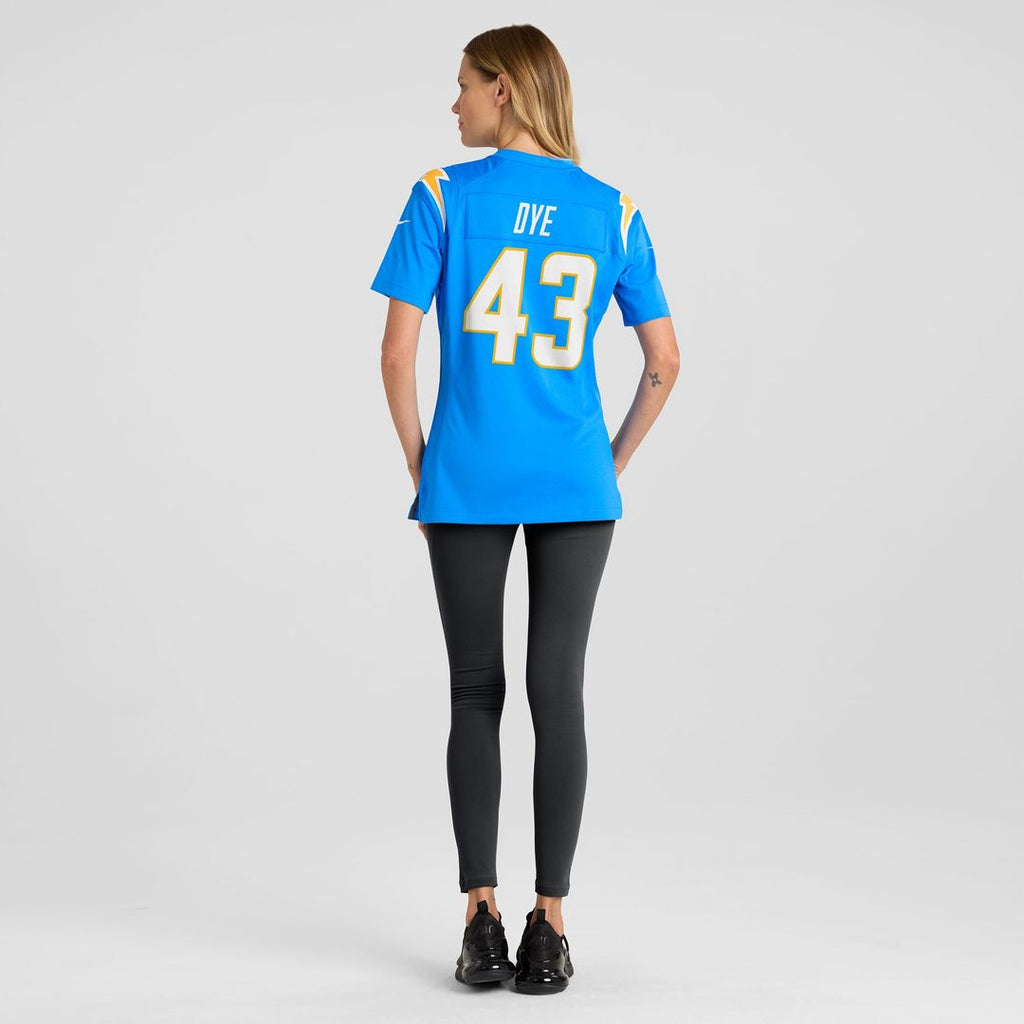 Troy Dye Los Angeles Chargers Women's Game Jersey - Powder Blue