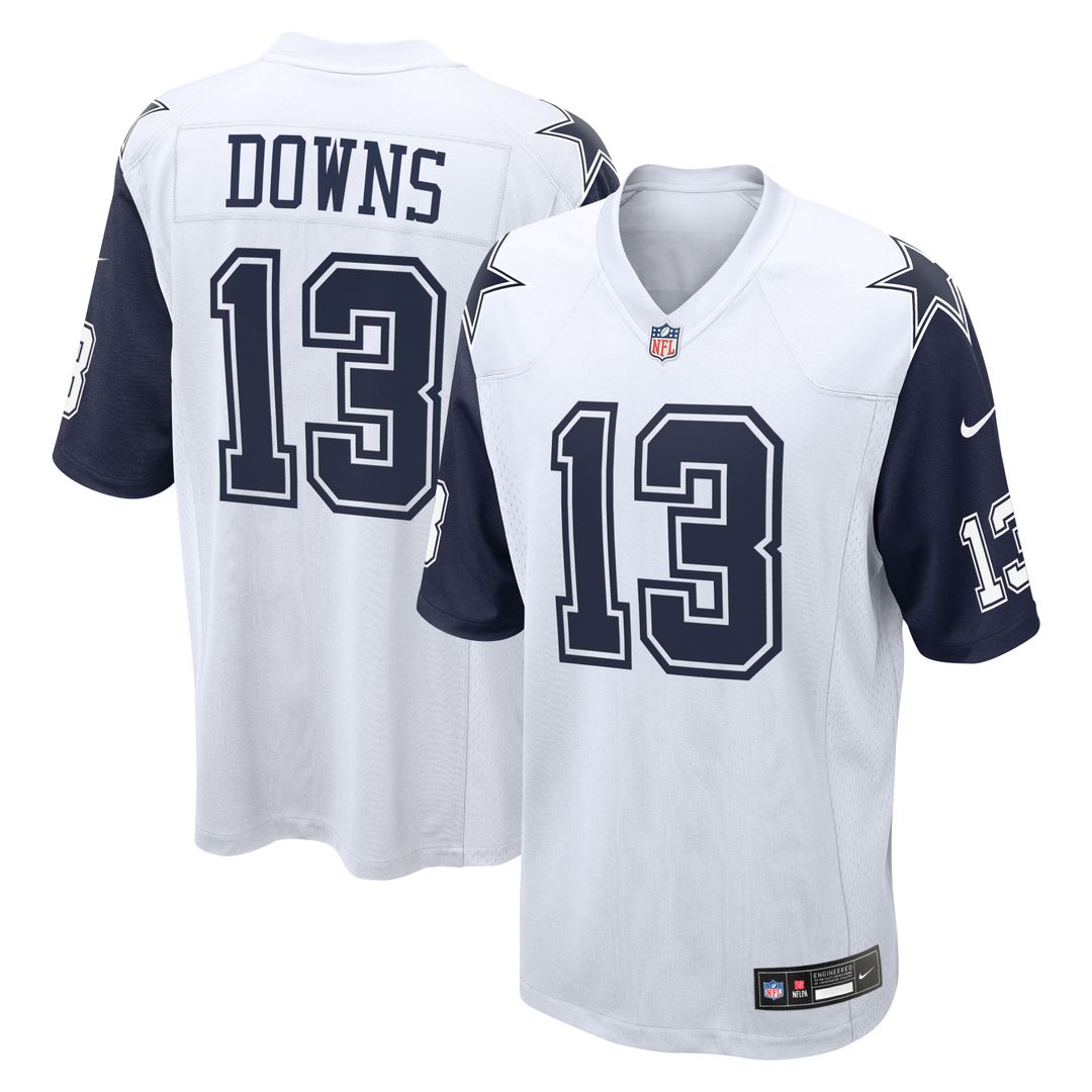 Caleb Downs Dallas Cowboys Game Jersey Game Jersey - White