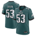 Zack Baun Philadelphia Eagles Team Game Jersey - Midnight Green