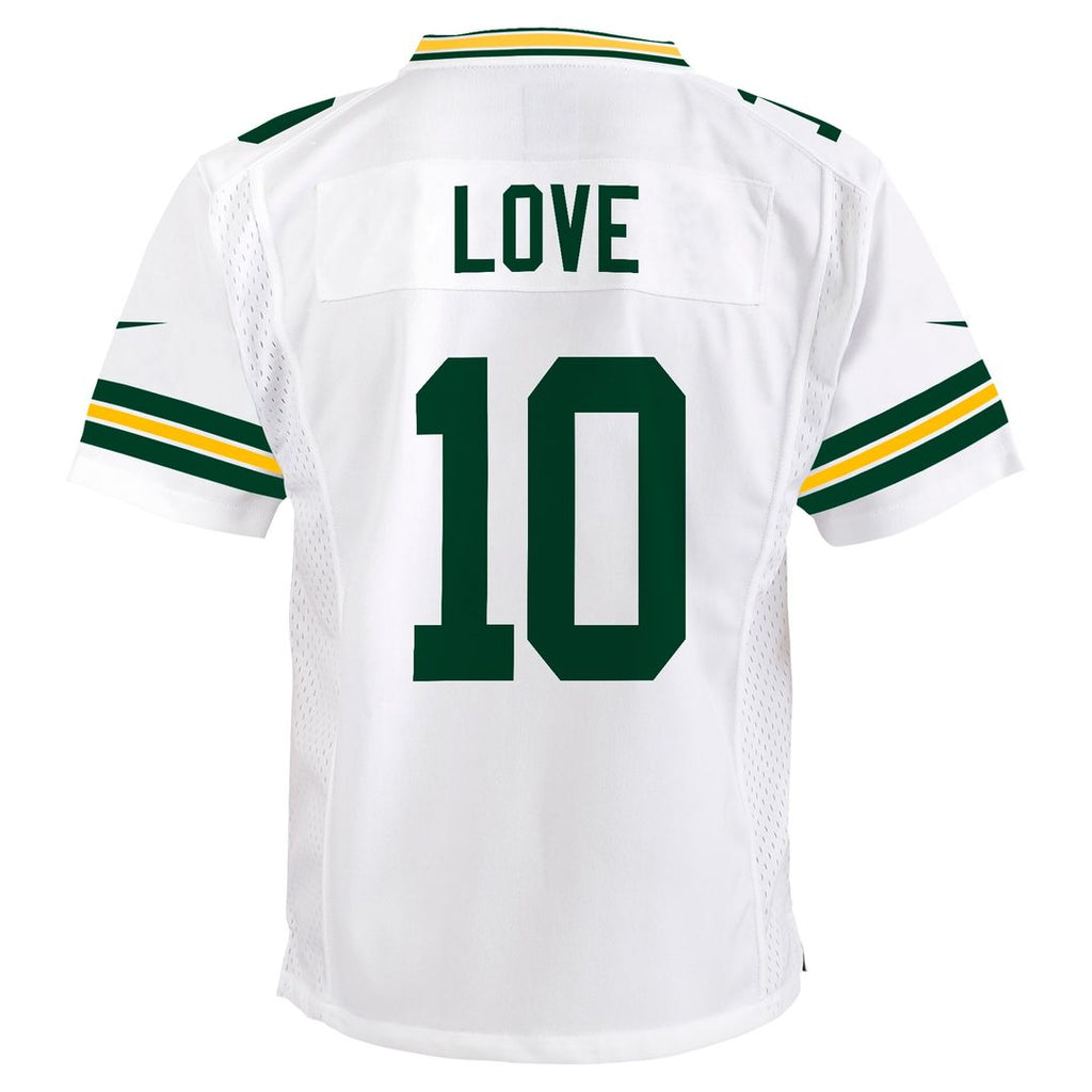 Love Green Bay Packers Youth Game Jersey - Green