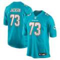 Austin Jackson Miami Dolphins Game Jersey - Aqua