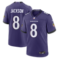 Lamar Jackson Baltimore Ravens Team Game Jersey - Purple