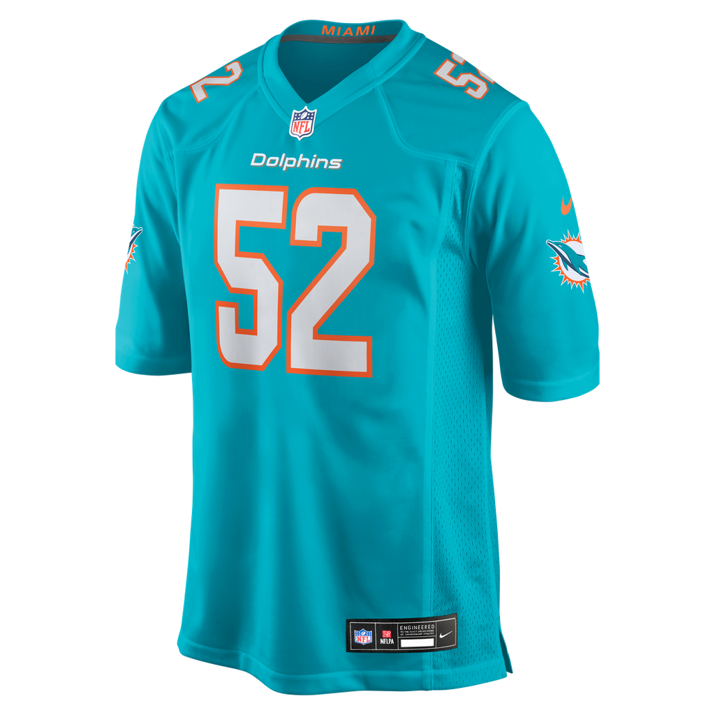 Patrick Paul Miami Dolphins Game Jersey - Aqua