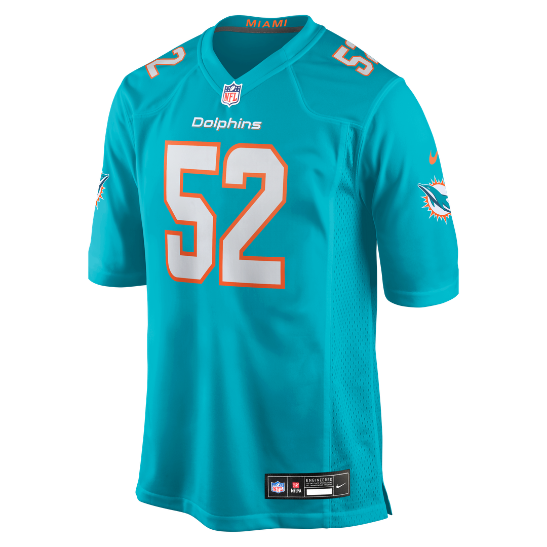 Patrick Paul Miami Dolphins Game Jersey - Aqua