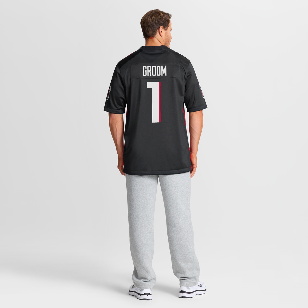 Number 1 Groom Atlanta Falcons Game Jersey - Black