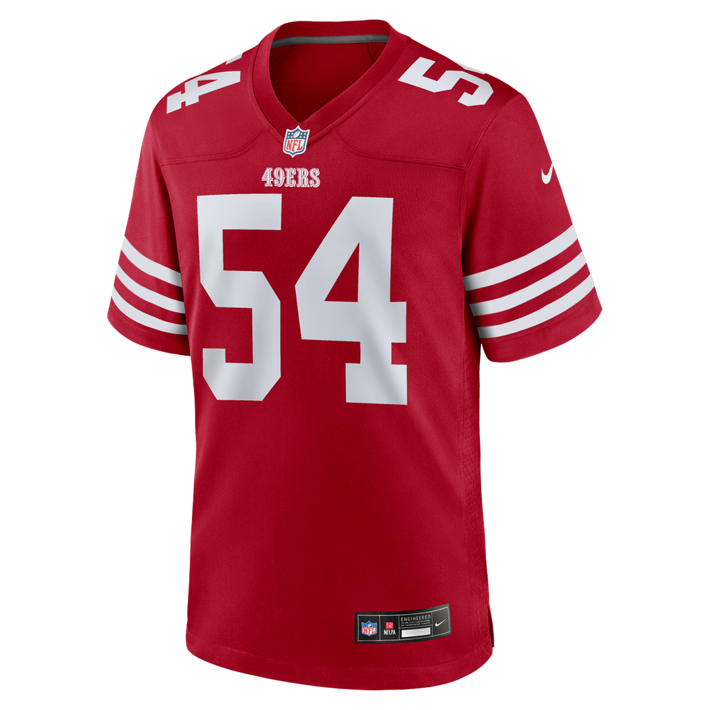 Fred Warner San Francisco 49ers Nike Team Game Player Jersey - White