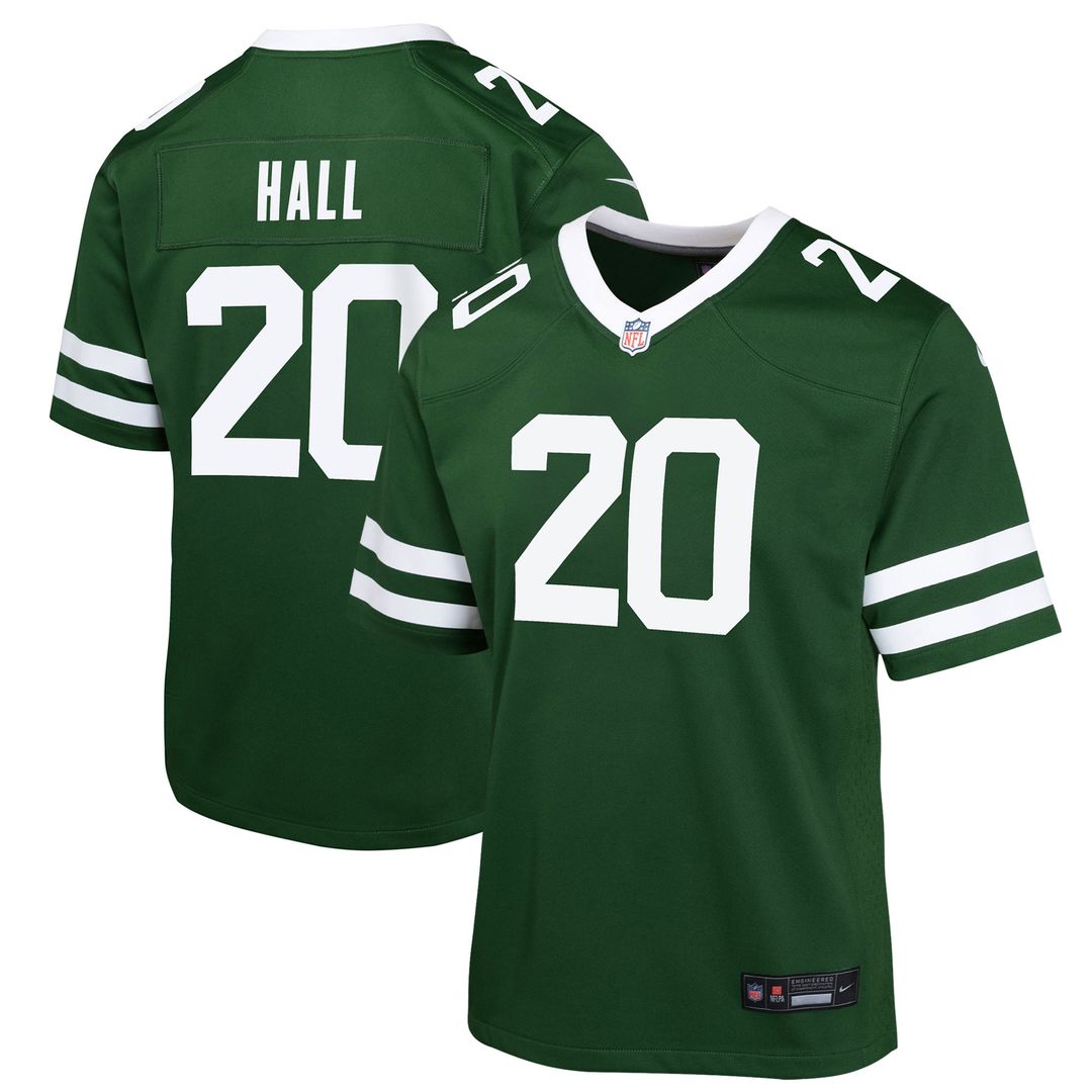 Breece Hall New York Jets Youth Game Jersey - Black