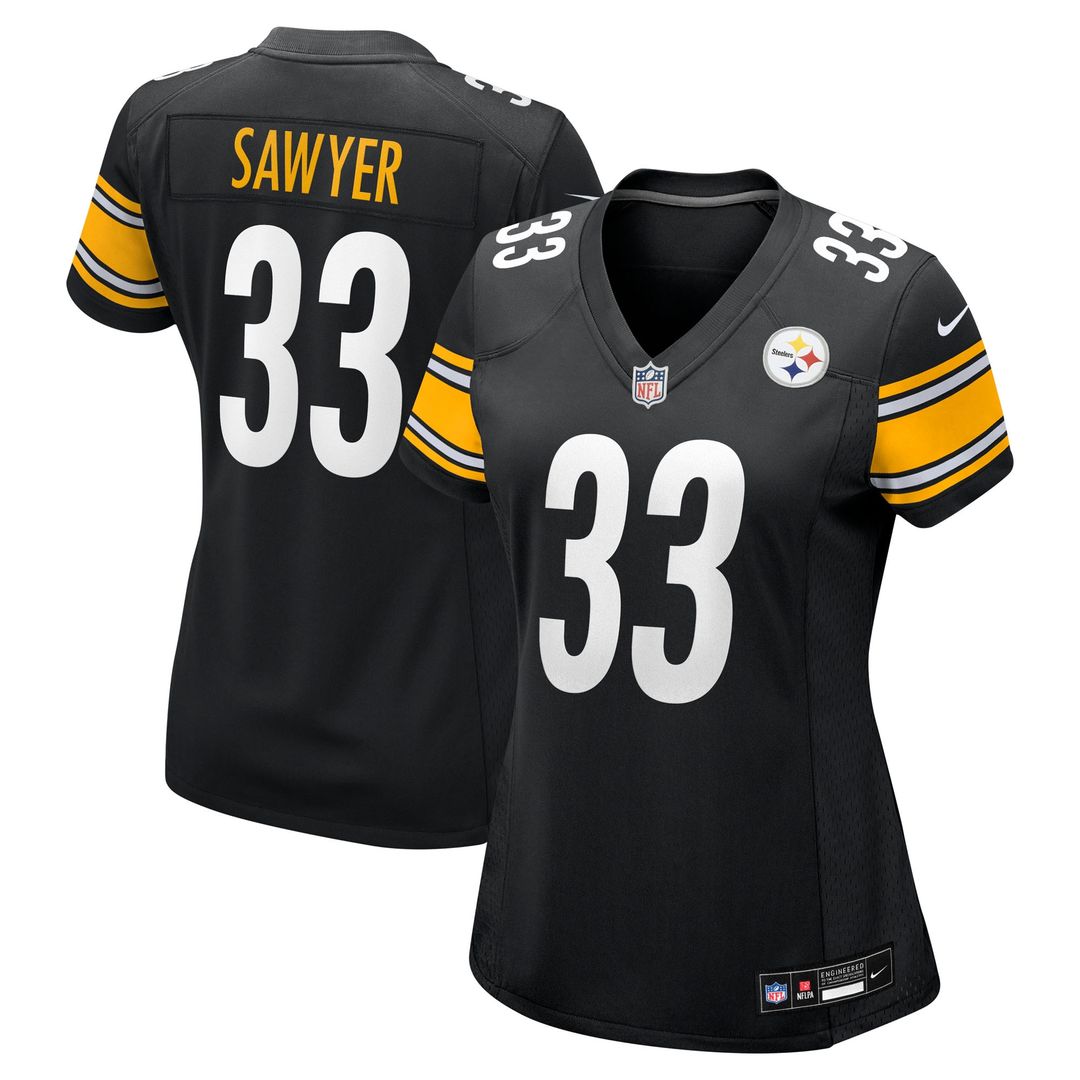 Jack Sawyer Pittsburgh Steelers Women's Team Game Jersey - Black