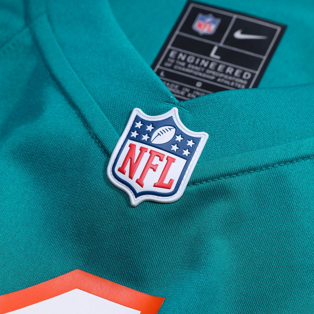 Jacob Rodriguez Miami Dolphins Alternate Game Jersey - Aqua
