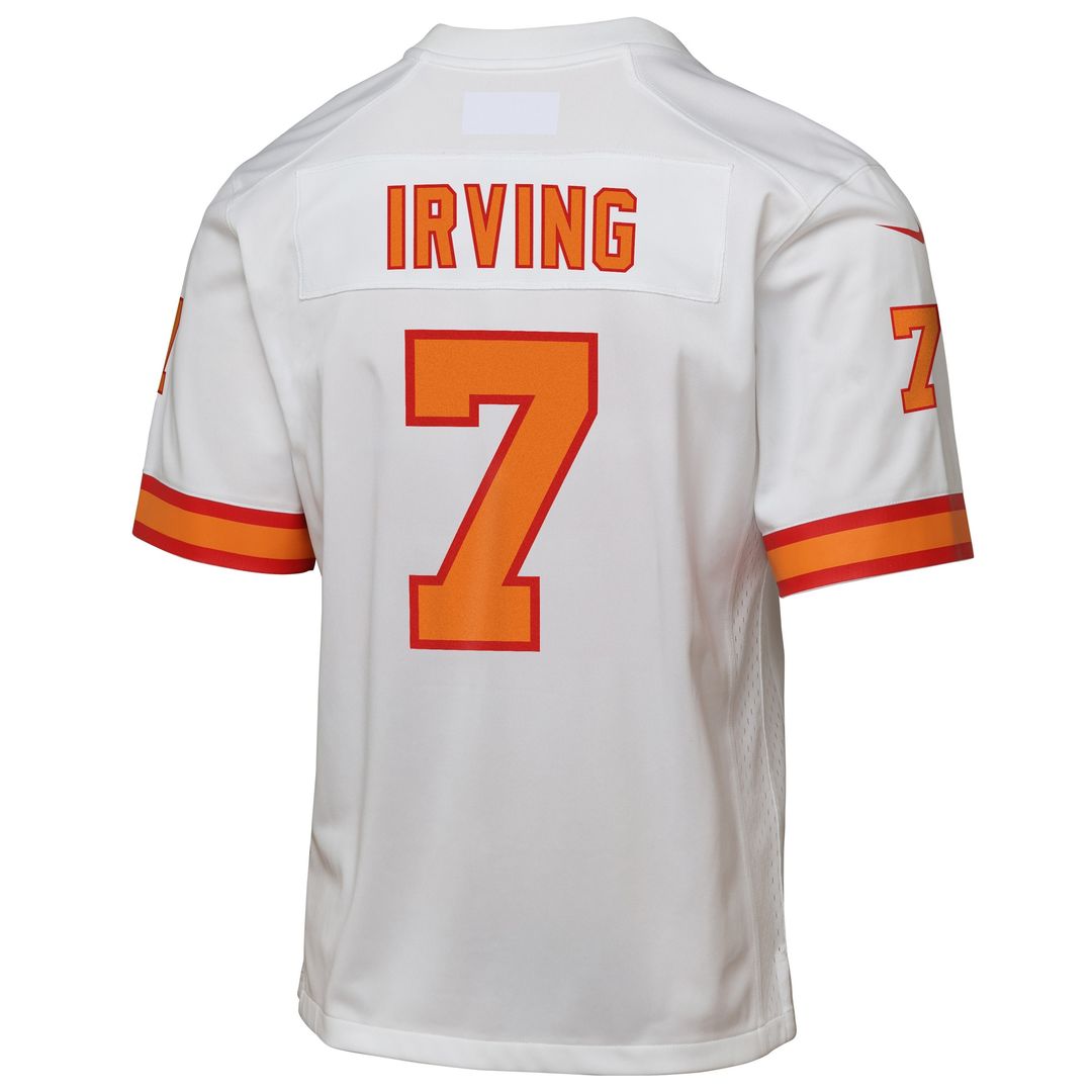Bucky Irving '76 Tampa Bay Buccaneers Youth Game Jersey - White