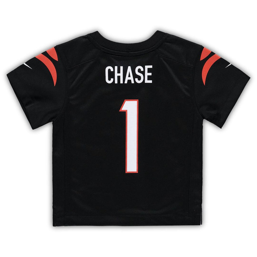 Ja'Marr Chase Cincinnati Bengals Toddler Game Jersey - Black