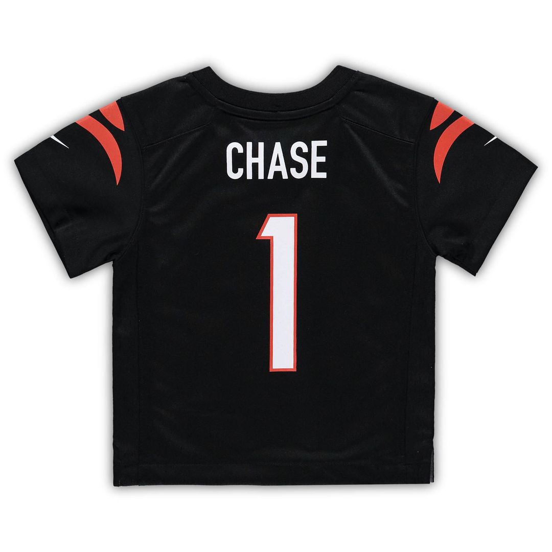 Ja'Marr Chase Cincinnati Bengals Toddler Game Jersey - Black