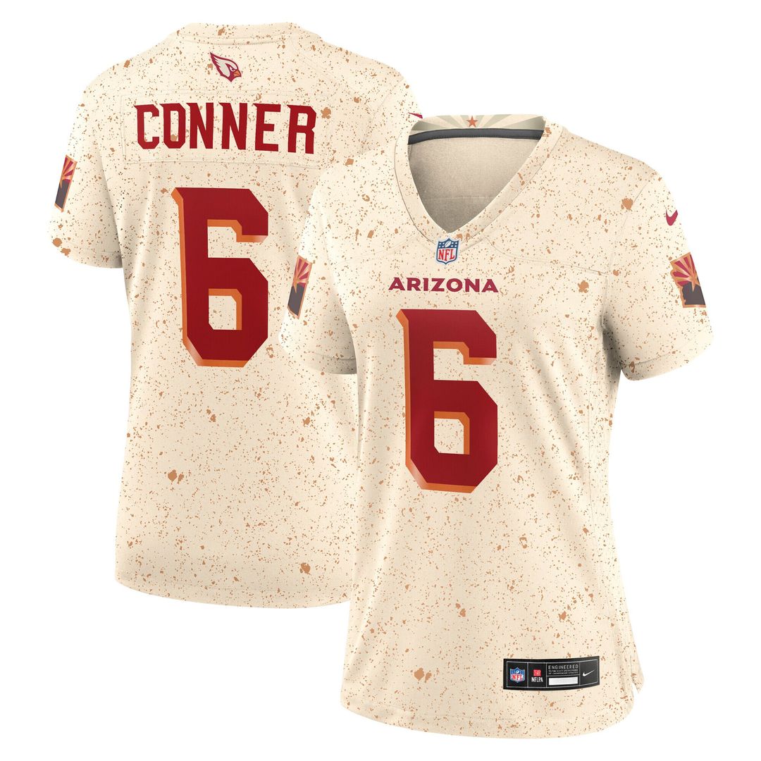 James Conner Arizona Cardinals Women's 2025 Rivalries Collection Game Jersey - Natural