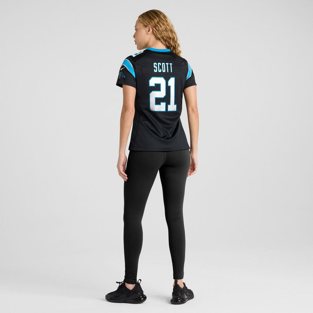 Nick Scott Carolina Panthers Women's Game Jersey - Black
