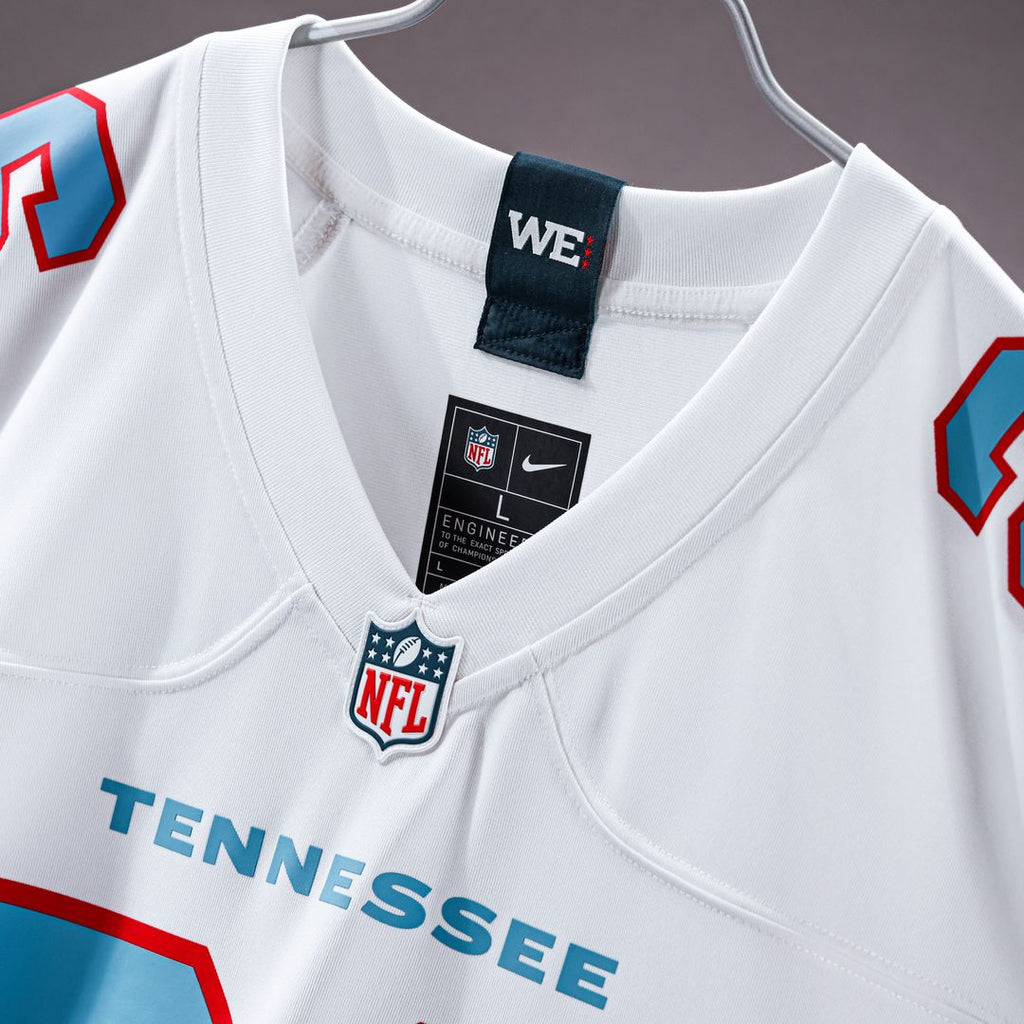 Chimere Dike Tennessee Titans Game Jersey - White