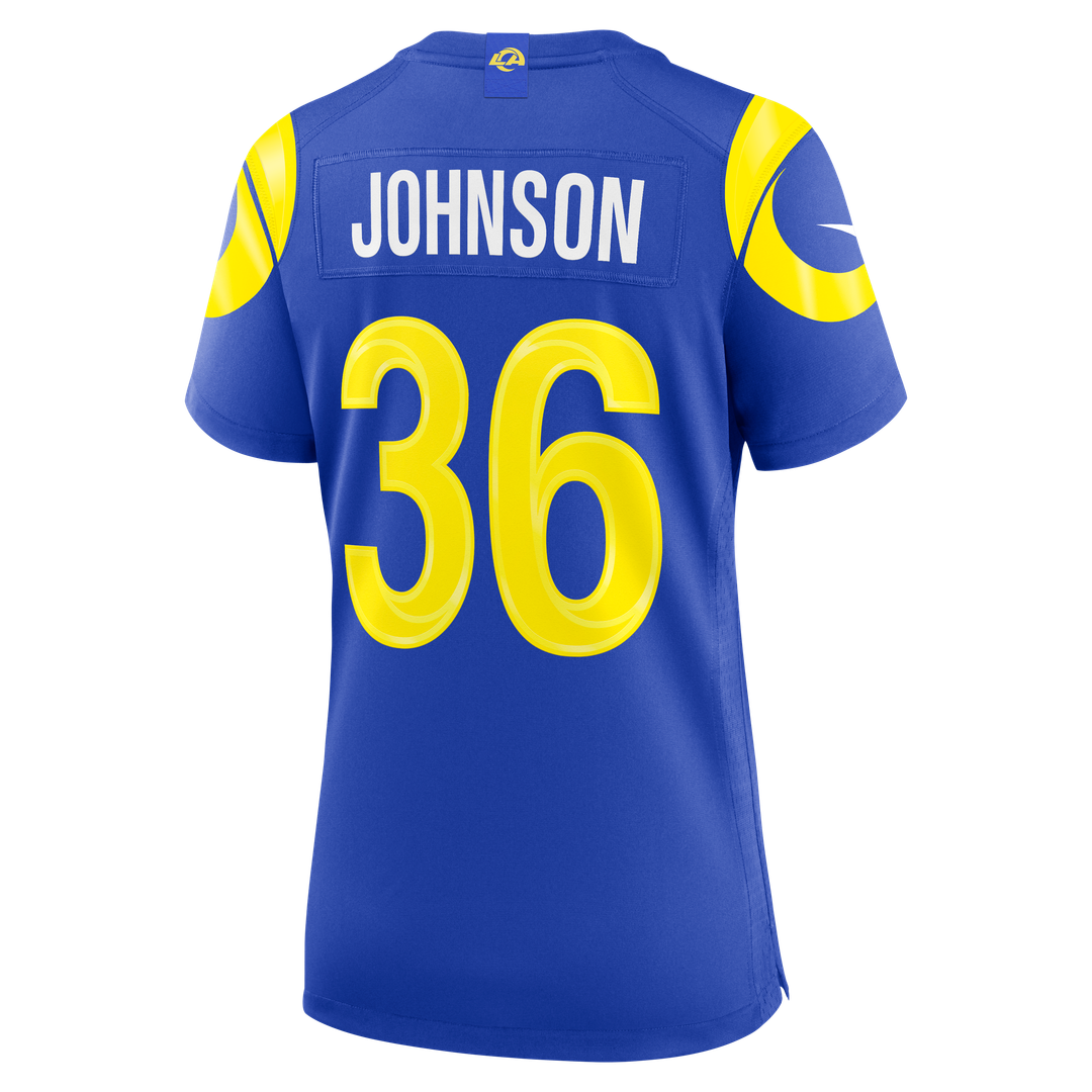 Alex Johnson Los Angeles Rams Women's Team Game Jersey - Royal