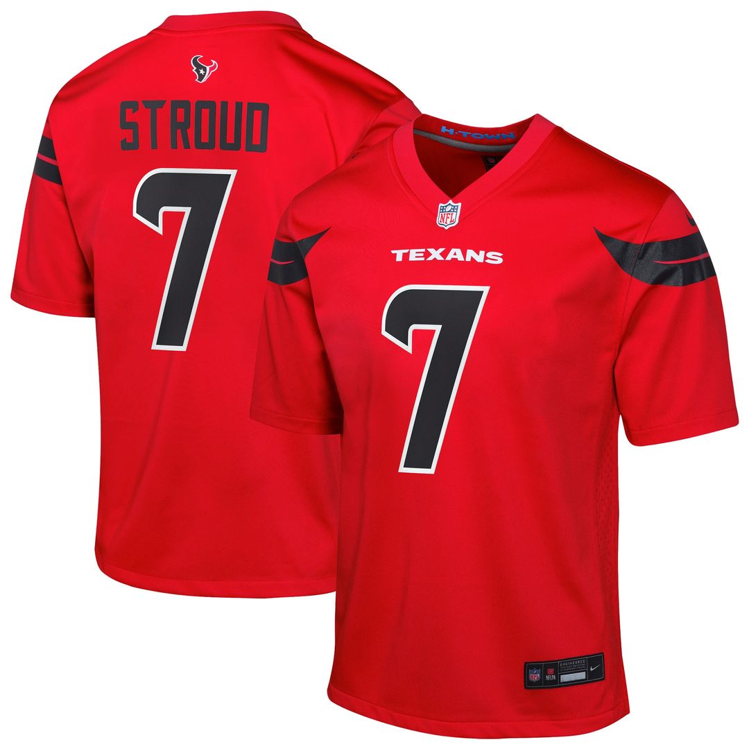C.J. Stroud Houston Texans Youth Game Jersey - Red