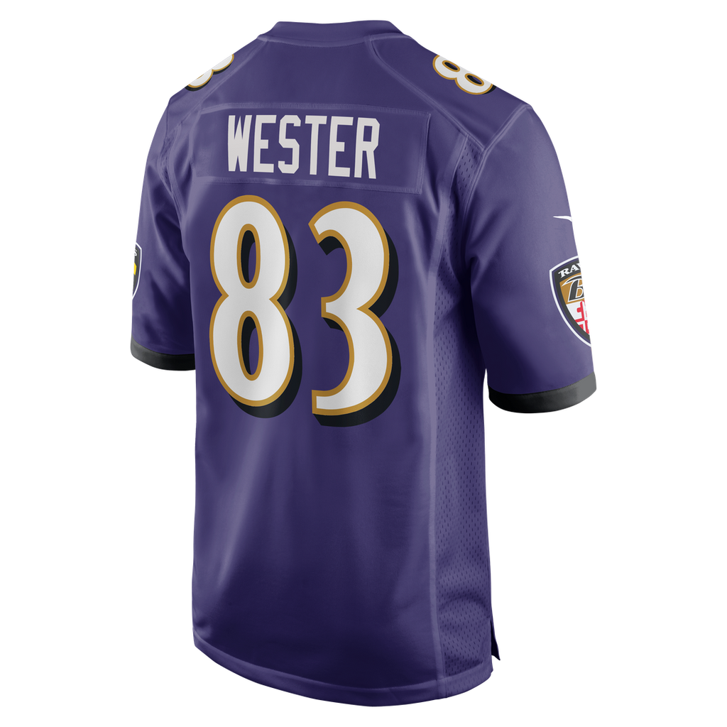 LaJohntay Wester Baltimore Ravens Team Game Jersey - Purple