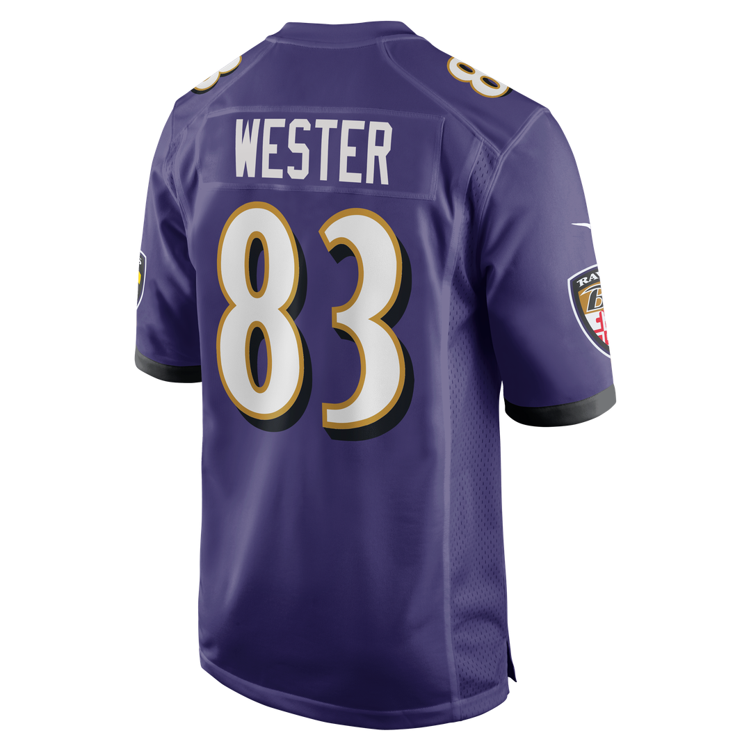 LaJohntay Wester Baltimore Ravens Team Game Jersey - Purple