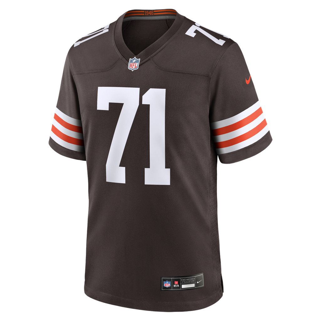 Cornelius Lucas Cleveland Browns Team Game Jersey - Brown