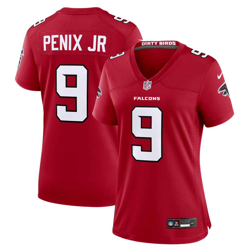 Michael Penix Jr. Atlanta Falcons Nike Women's Game Jersey - Red