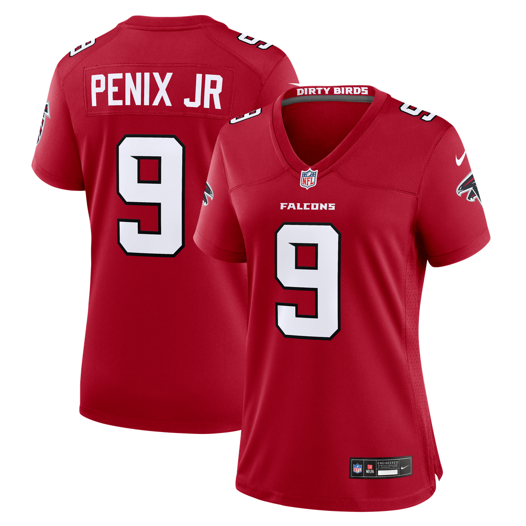 Michael Penix Jr. Atlanta Falcons Nike Women's Game Jersey - Red