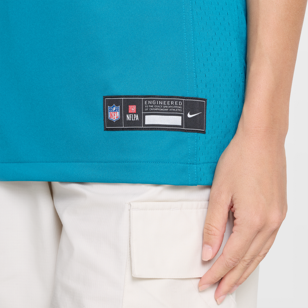Tim Jones Jacksonville Jaguars Women's Team Game Jersey - Teal